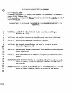 99-6-12 Resolution to Increase the Stipend for Meredith Suffron, FCE Director