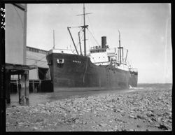 "Ozark" freighter in dock