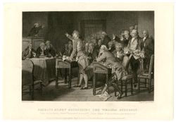 Patrick Henry Addressing the Virginia Assembly