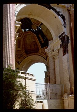 Rotunda of 1915 Palace of Fine Arts 1964 ruins