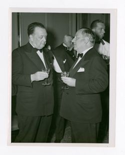 Two men at an event