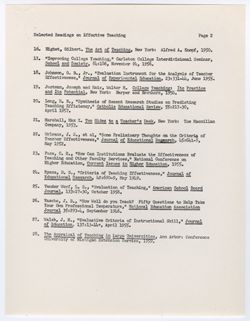 02: Final Report by the Committee on the Improvement of Teaching, June 1960