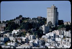 South crown of Russian Hill from Telegraph Hill