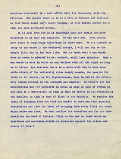 Address at American Historical Association Dinner, 1911