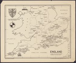 Wolff, Julian, 1905- . Map of England, 1940