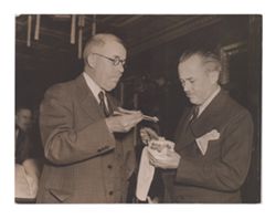 Roy W. Howard and eating