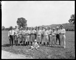 Nashville baseball team, 1925 (For individual names see vertical file: Hohenberger mss. Floyd Bryan identifications)