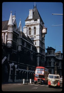 Law Courts Tower where Fleet St. meets The Strand London