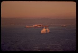 P.&O. liner Canberra outbound from San Francisco- late afternoon- Nov. 6