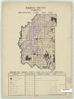Daviess County Indiana preliminary land use map