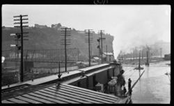 View from Lynchburg Station, Va., Aug. 31, 1910, 12:45 p.m., w/train