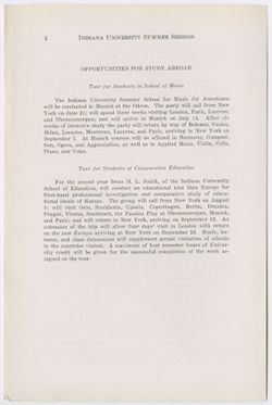 "Graduate Study and Special Features of Indiana University Summer Session 1930" vol. XVIII, no. 6