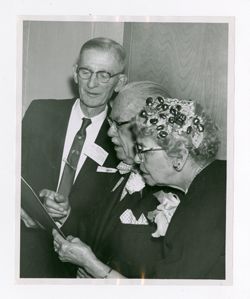 Albert McCullom, Roy Howard, and Bess Sherman Lowry