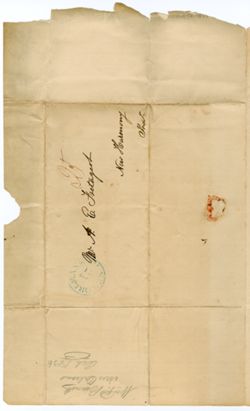Bennett, W[illiam] P[enn], New Orleans. To Achilles [Emery] Fretageot, New Harmony, Indiana., 1836 Oct. 14