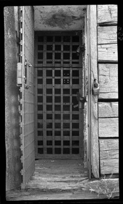 Jail door, close view