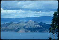 Angel Island from Waldo Height back of and above Sausalito