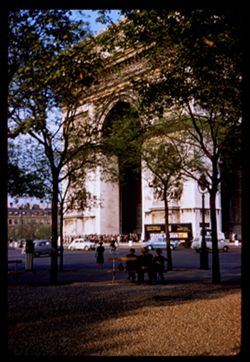 Arc de Triomphe from Ave. Victor Hugo