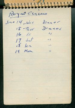 Notebook, July 18, 1961-January 29, 1964