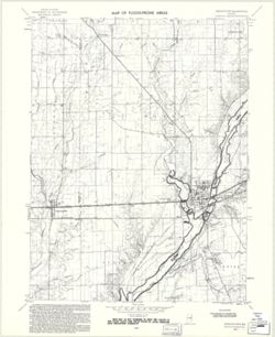 Map of flood-prone areas, Knightstown quadrangle, Indiana : 7.5 minute series (topographic)