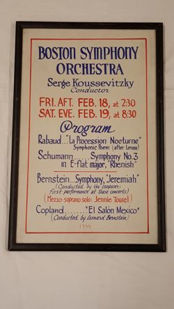 Boston Symphony Orchestra Poster