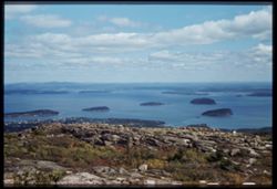 Bar Harbor and Porcupine Islands, from Cadillac Mountain, Mt. Desert Isl.