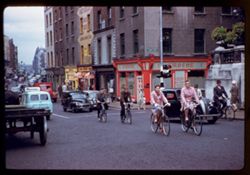 Cyclists near City Hall Dublin