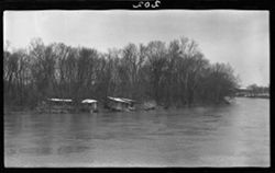 Flood at Broad Ripple, March 28, 1913, 12 p.m. to 1 p.m., with Berry, met Elwood E. Dean, custodian at Kingan's ice plant, pump at Del. & Mass. Ave.