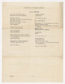 United States Department of Agriculture, Office of Information: Motion Picture Films, 1942-1943