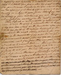 Daniel Bryan to Mary Barbour Bryan, January 1821