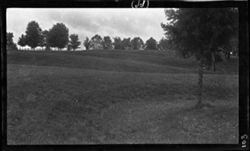 Serpent Mound, showing coils, Sept. 10, 1907, noon