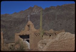 Mud church in Old Tucson Tucson Mtn. Park