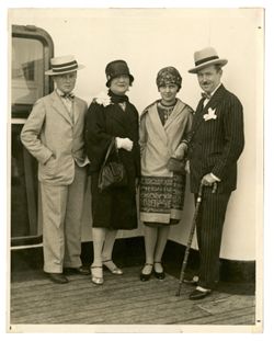 The Howard family in formal wear