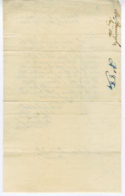 Burroughs, M. [Dr.], Vera Cruz to William Maclure, Mexico., 1840 Jan. 29