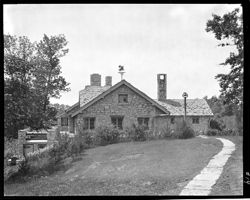 "Old Timbers" lodge, owned by A. Thomson