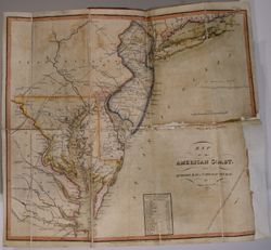 Map of the American Coast, from Lynhaven Bay to Narraganset Bay