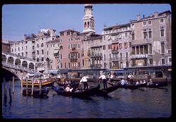 Venice - Grand Canal near Rialto cut long