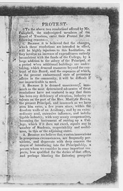 "Report of a Committee of the Board of Jefferson College in Answer to the Publication of the Washington Board," 1818