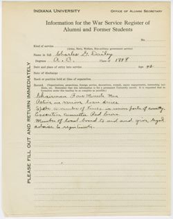 Dailey, Charles G. - Red Cross and other welfare