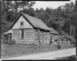 James Petro cabin, Sweetwater Valley (orig. neg.)