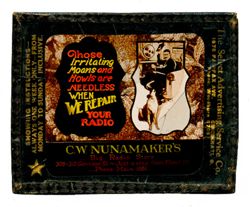 C.W. Nunamaker's Big Radio Store, radio repair