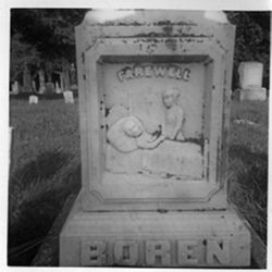 Death bed scene Boren (Maker - [Selton] - Princeton [illegible] & [Brinkman] - Evansville)