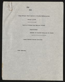 Financial documents, 1966-1985