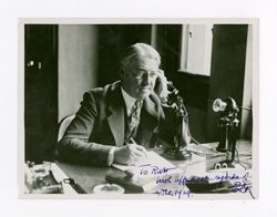 Autographed portrait of Edward L. Keen
