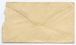 Undated envelopes without accompanying letters and lacking postmarks