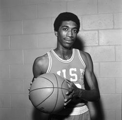 IU South Bend men's basketball player (number 12), 1970s