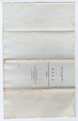 Printed material, "Bill to amend the representation of the people in Scotland", 15 March 1831