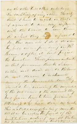 William Claybourne Tarkington to TAW, 21 March 1857