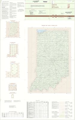Indiana : index to topographic and other map coverage