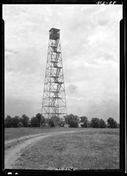 Steel tower on Weed Patch
