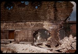 Wrecking of 1895 Hyde Park church at 56 + Dorchester Cushman